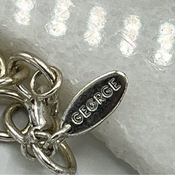 ✔️Opera Length (Long) Black, Silver & Crystal Necklace - Picture 2 of 5